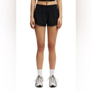 ATM Anthony Thomas Melillo 100% silk Black Athletic Shorts A0294